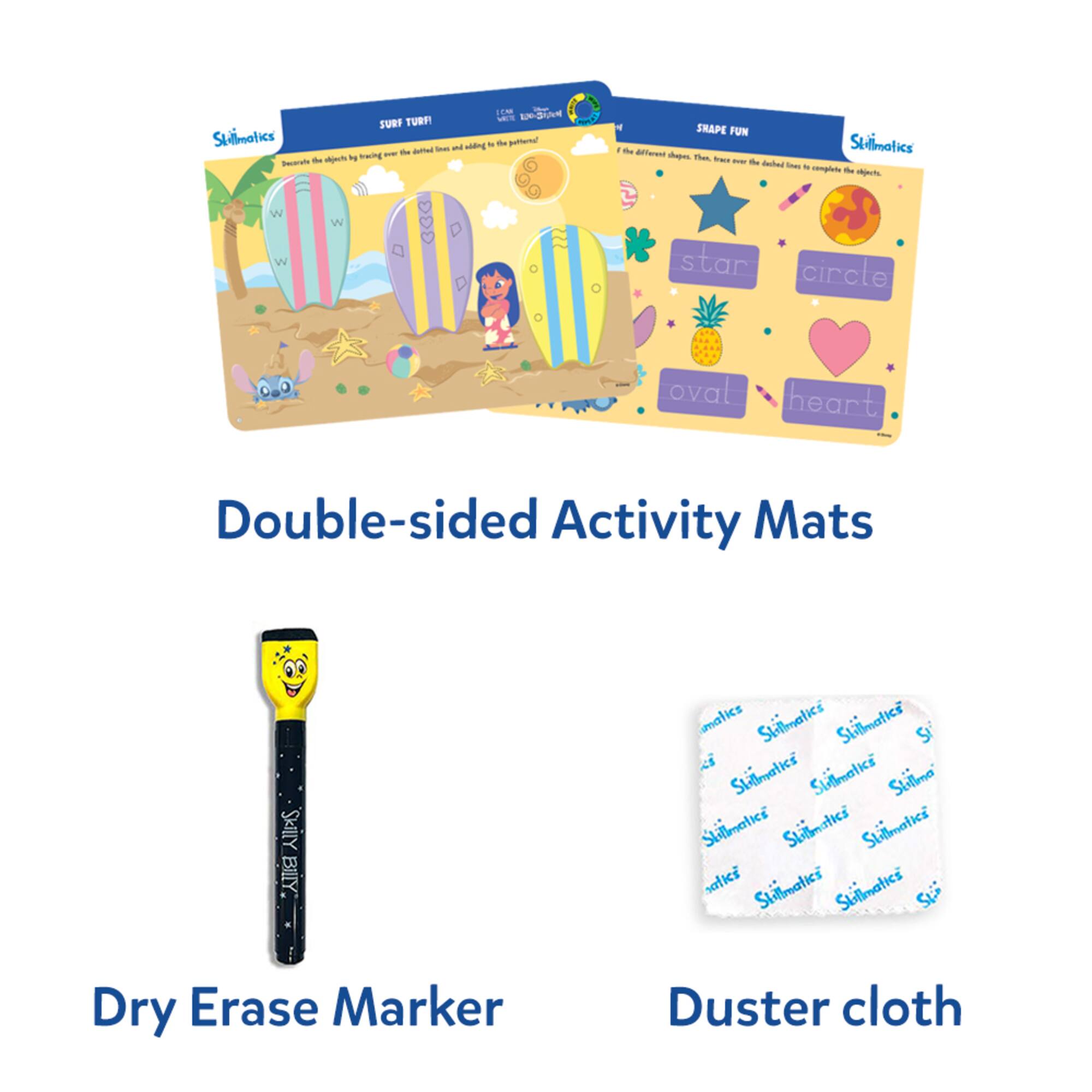 Skillmatics® I Can Write Disney® Lilo & Stitch Write & Wipe Activity Mats